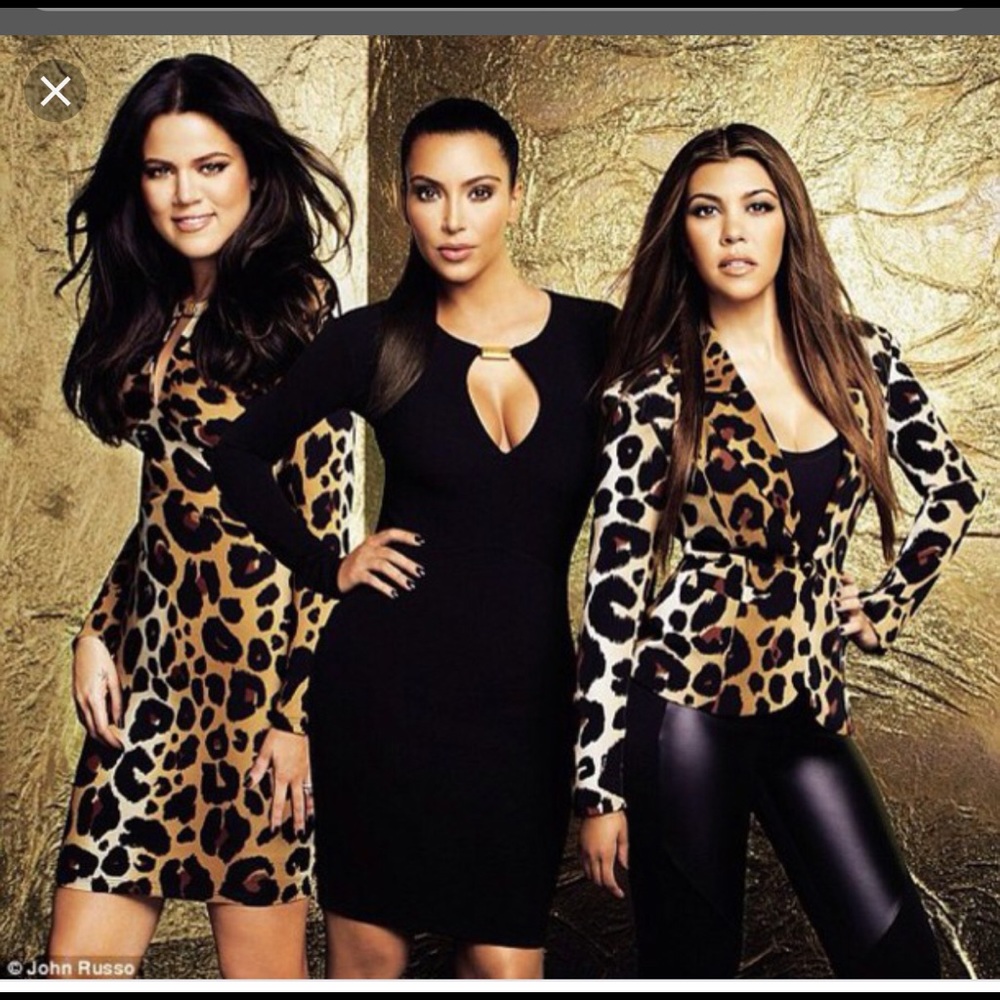 Leopard blazer Kardashian’s